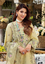 Khaadi-Inspired Chikankari Embroidered Lawn 3-Piece Suit / Moonlight Motifs SK 01