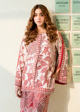 Red Floral Fusion Printed Co-ord Set / Moonlight Motifs