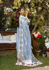 ELAF-Inspired Chikankari Embroidered Lawn 3-Piece Suit / Moonlight Motifs SK 02
