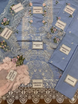 ELAF-Inspired Chikankari Embroidered Lawn 3-Piece Suit / Moonlight Motifs SK 02
